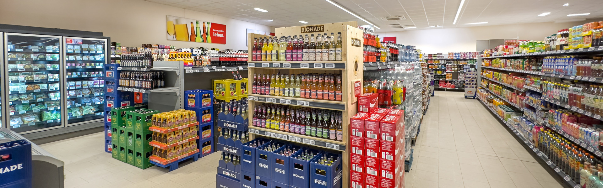 Getränkeabteilung